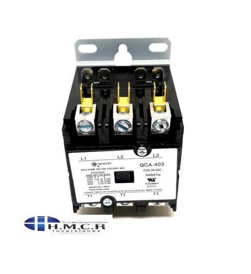 CONTACTOR 40AMP 3POLOS 24V QCA-403